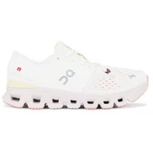 On Running Women's White and Pink Athletic Shoes